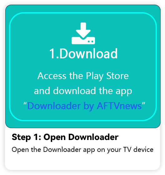 Step 1: Open Downloader